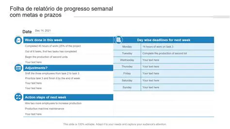 Estabelecer metas e prazos