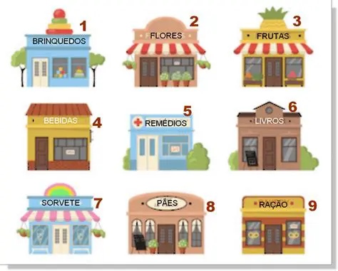 Estabelecimentos comerciais