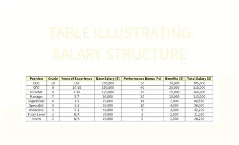 Establishing a national salary scale