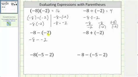 Evaluate expressions inside parentheses first