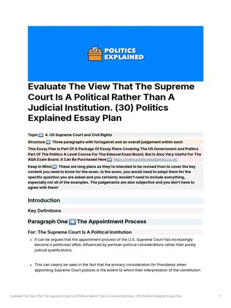 Evaluate political arguments