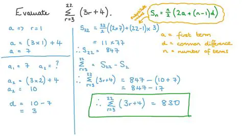 Evaluating Arithmetic Series