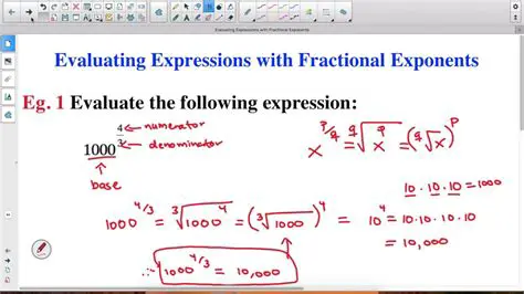 Evaluating Expressions with Fractional Exponents