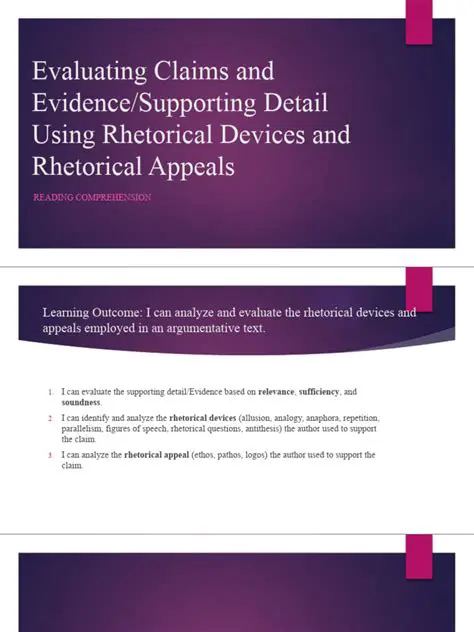 Evaluating Rhetorical Devices