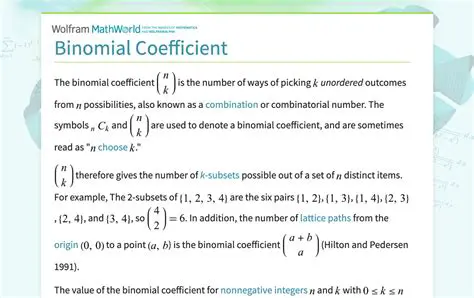 Evaluating the Binomial Coefficient