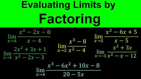 Evaluating the Limit using Factoring