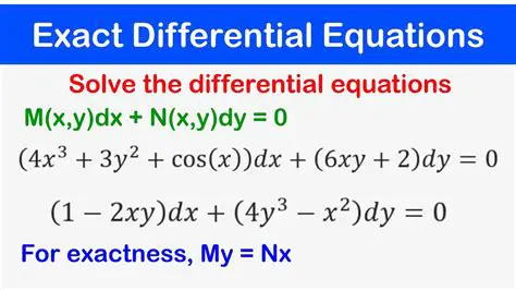 Exact Differential Equation