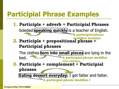 Example of a Participial Phrase