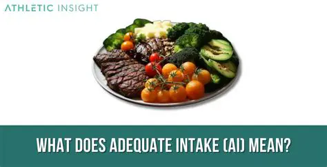 Example of Adequate Intake