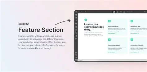 Example of Updated Features Section