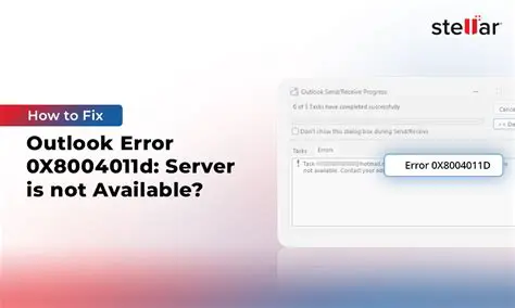Example of Updated Server Error Message