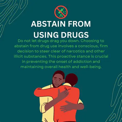 Examples of Avoiding Drugs