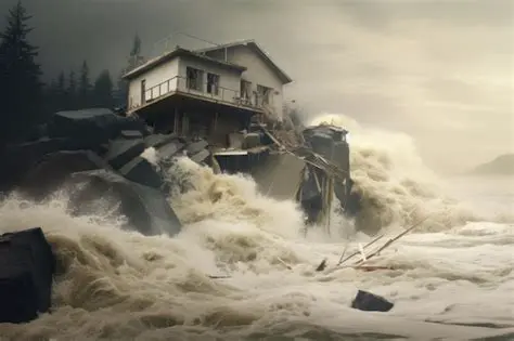 Examples of Being Battered by a Storm