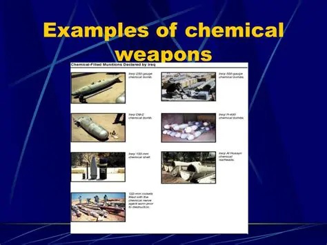 Examples of Chemical Weapons