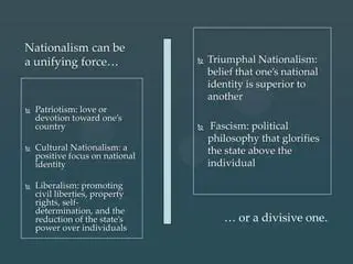 Examples of Nationalist Music