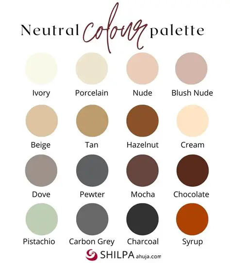 Examples of Neutral Colors