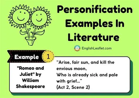 Examples of Personification in Literature