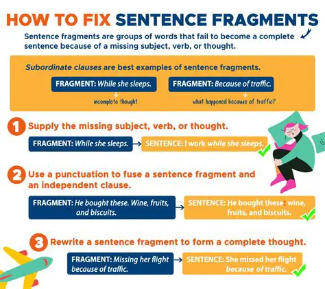 Examples of Sentence Fragments