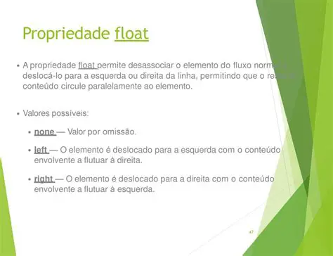 Exemplos de uso da propriedade float