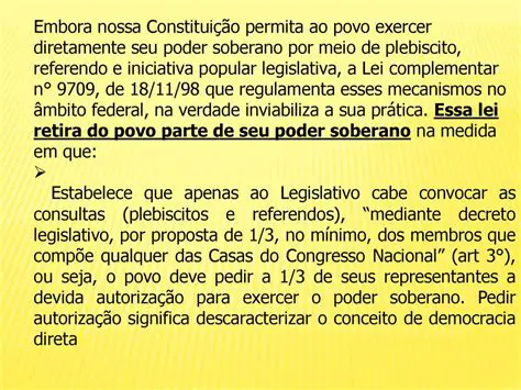 Exercer o poder legislativo