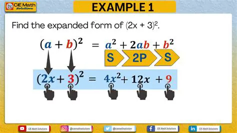 Expanding the Square of a Binomial Expression