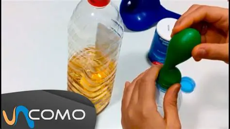 Experimento con el bicarbonato de sodio