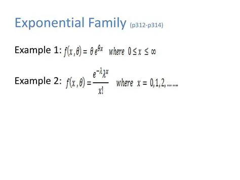 Exponential function family