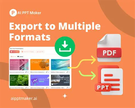 Export to Multiple Formats