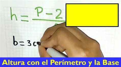 Expresiones para Encontrar la Base y la Altura