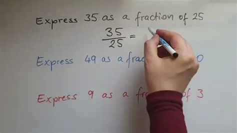 Expressing a Fraction as a Proportion