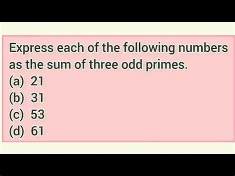 Expressing Odd Numbers as the Sum of Three Prime Numbers