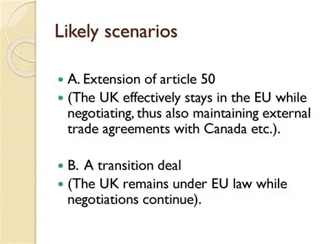 Extension to other scenarios