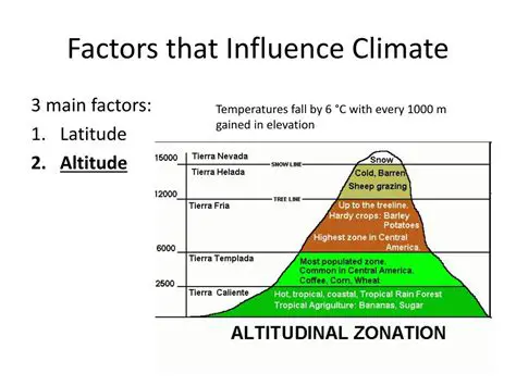 External Factors that Influence Climate
