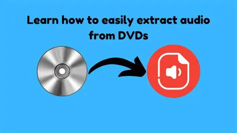 Extract Audio from DVDs and Video Files