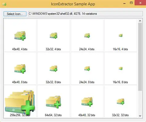 Extract Icons from EXE and DLL Files