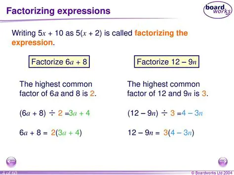 Factorizing the Expression