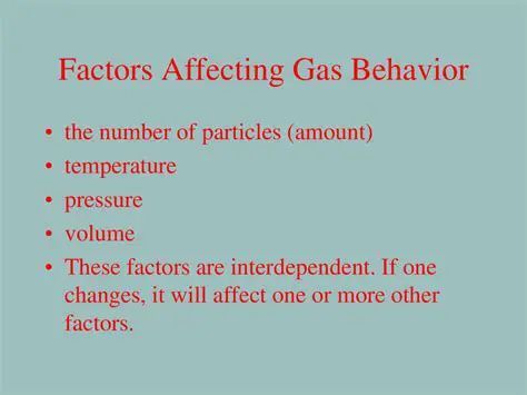 Factors Affecting Gas Behavior