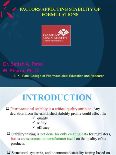 Factors Affecting Stability of Cream Formulations