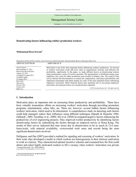 Factors Influencing Rubber Production