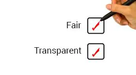 Fair and transparent process