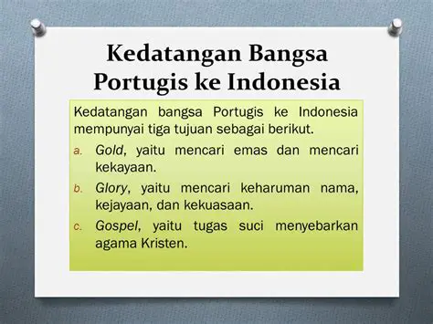 Fakta Menarik tentang Kedatangan Portugis dan Spanyol di Indonesia