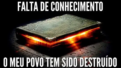 Falta de conhecimento amplo