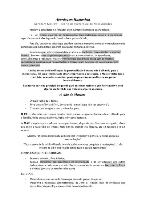 Fatos que Configuraram a Abordagem Humanista