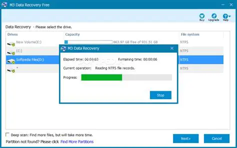 Features and Capabilities of M3 Data Recovery Free