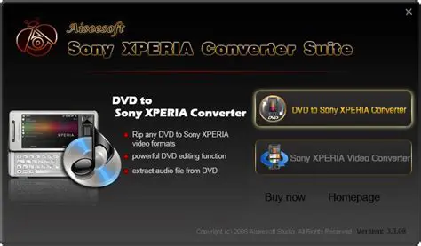 Features of a Free DVD to Sony Xperia Converter
