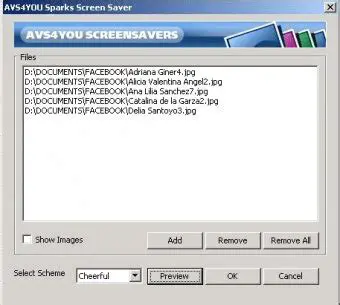 Features of AVS Sparks ScreenSaver