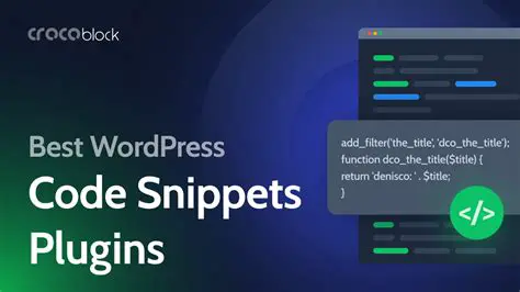 Features of Code Snippet Plugin