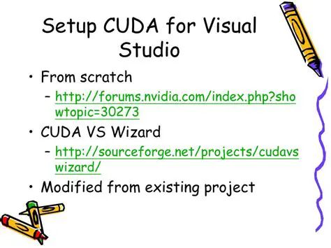Features of CUDA VS Wizard