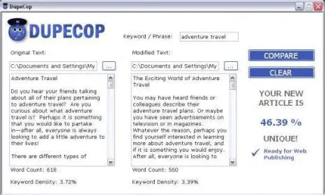 Features of DupeCop Desktop
