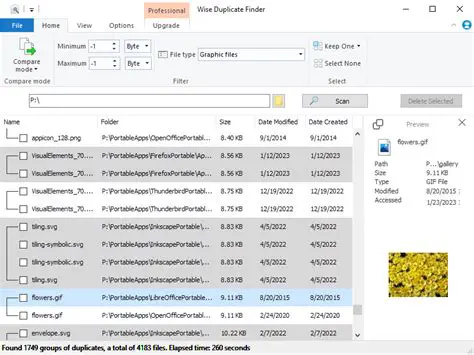 Features of Free Duplicate File Finder